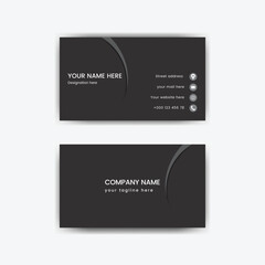 Naklejka na ściany i meble Vector set of modern business card design template