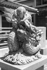 japanese dragon statue