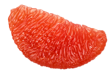 Grapefruit fleshy pulp lobe isolated png