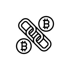 Chain icon in vector. Logotype