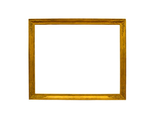 Decorative gold vintage frame for photo and painting