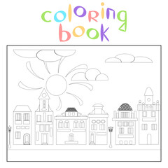 color a drawing for children from 4 to 6 years old