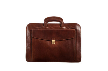 Leather work bag image business and career concept
