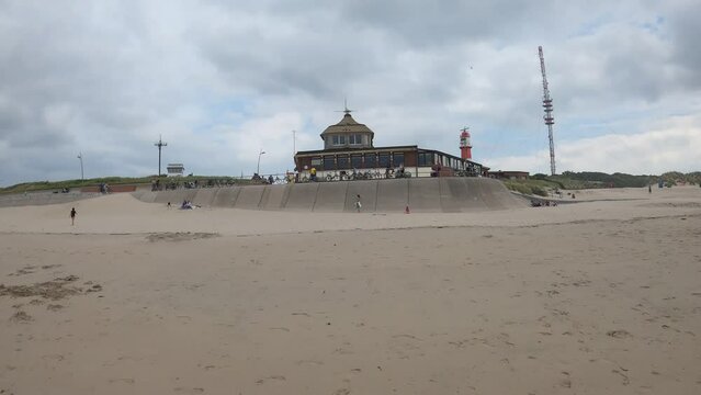 Zeitraffer Heimliche Liebe auf der Nordseeinsel Borkum Niedersachsen Hyperlapse bewegt