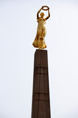 Monument in the old town of Luxembourg