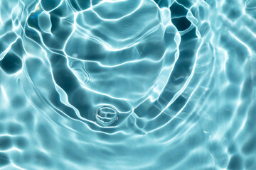 Light blue water with waves and ripples