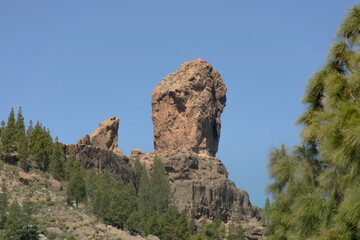 Fototapeta na wymiar Roque Nublo, Gran Canaria