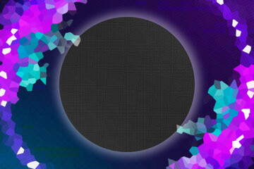 Abstract Low poly crystal background. Polygon design pattern. Low poly illustration, low polygon background. Banner template. 3D Illustration