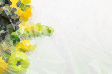 Abstract Low poly crystal background. Polygon design pattern. Low poly illustration, low polygon background. Banner template. 3D Illustration