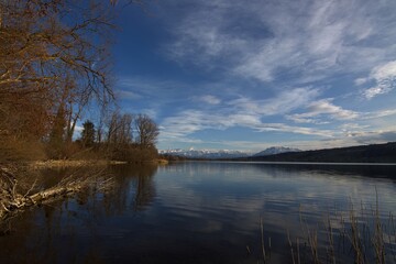 Blick auf Pilatus und Alpen