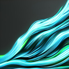 Waves Abstract Neon Background 2023 trends "Generative AI"