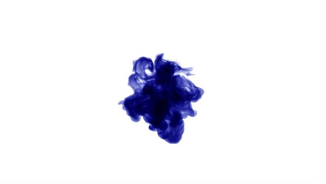 The process by which graphically crafted ink spreads through water