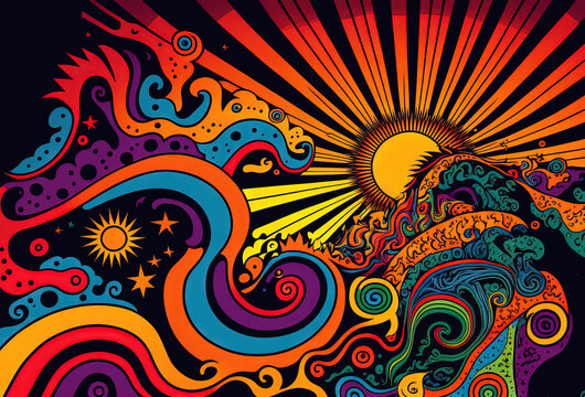 Trippy background on sale