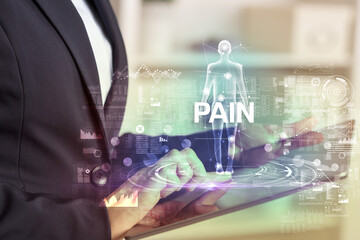 Electronic medical record, tech concept