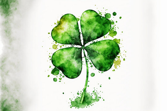 4 Leaf Clover Water Color Images – Browse 3,243 Stock Photos