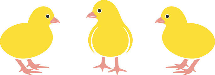 Chicken logo. Isolated  chicken on white background
