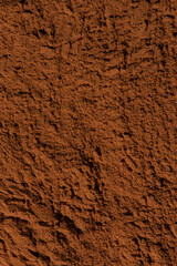 raw cocoa powder texture