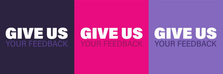 We want your feedback. Customer feedbacks survey opinion service