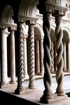 Columns at the Basilica of St. John Lateran.