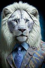 Business Lion. Blue Suit Collection. 
