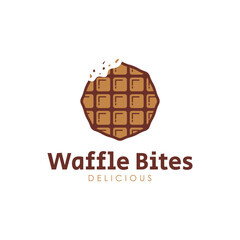Delicious Belgian Waffle Logo Template