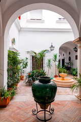 The Plaza del Cabildo is located in the Arenal neighborhood of Seville, Spain