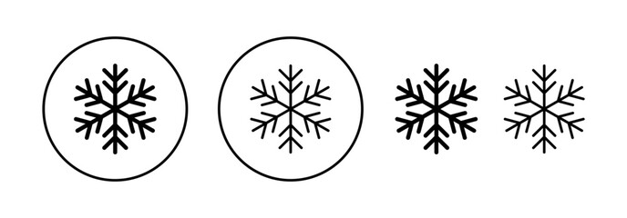 Snow icon vector for web and mobile app. snowflake sign and symbol