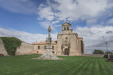 At the hermitage called el miron on a summer day, spain