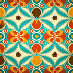 seamless pattern with flowers