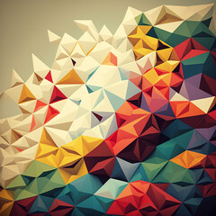 Fototapeta premium abstract background with triangles