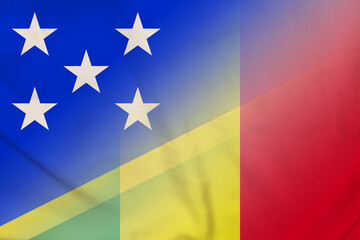 Solomon Islands and Mali state flag transborder relations MLI SLB