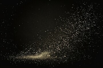 Illustration of sparkling dust particles floating in the air, Generative AI