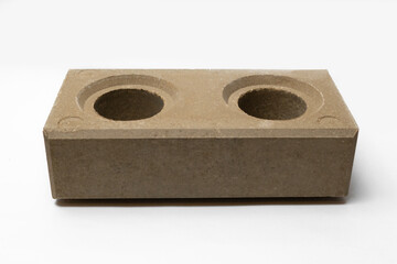 Strong brick on a white background