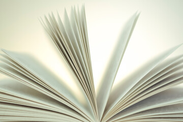  Reading books.Open books.stack of books on a wooden table.Learning and knowledge symbol.Reading and education.Literature and reading concept.