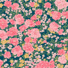pattern with flowersm, generated by AI