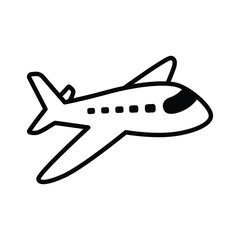 Airplane icon vector design template
