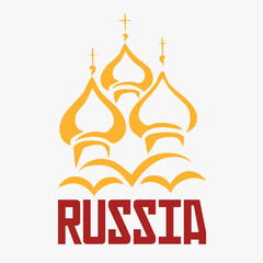 Russia symbol icon illustration