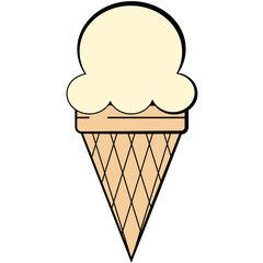 Fototapeta na wymiar Ice Cream Cone