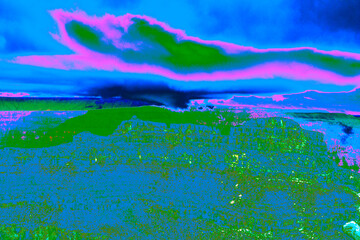 watercolor painting landscape