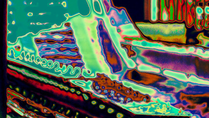 close up of colorful fabric