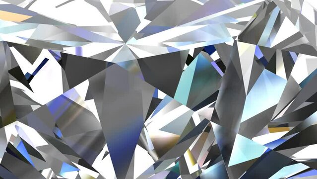 Realistic diamond texture close up, Design wallpaper. 3D rendering