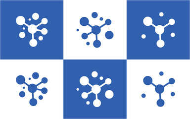 logo design molecule modern technology template