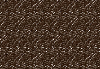 Brown leather texture background, closeup. Dark umber reptile skin, macro. Nature structure of textile. Luxury Brown leather texture
