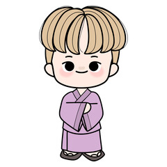 Fototapeta premium Japanese boy