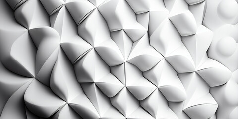 Modern wallpaper abstract white. 3d rendering of white abstract geometric background. Scene for advertising, technology, showcase, banner, cosmetic, fashion, business, presentation.