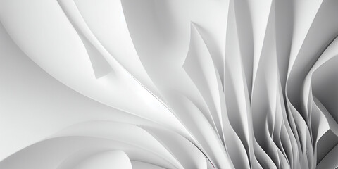 Abstract 3D White Background. Stunning 3D White Abstract Background. Elegant 3D White Abstract Design.