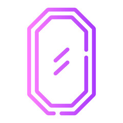 rectangular gradient icon