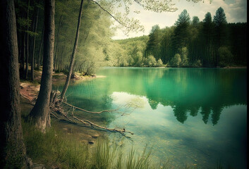 Serene lake