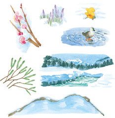 2月イメージイラスト