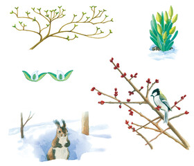 2月イメージイラスト